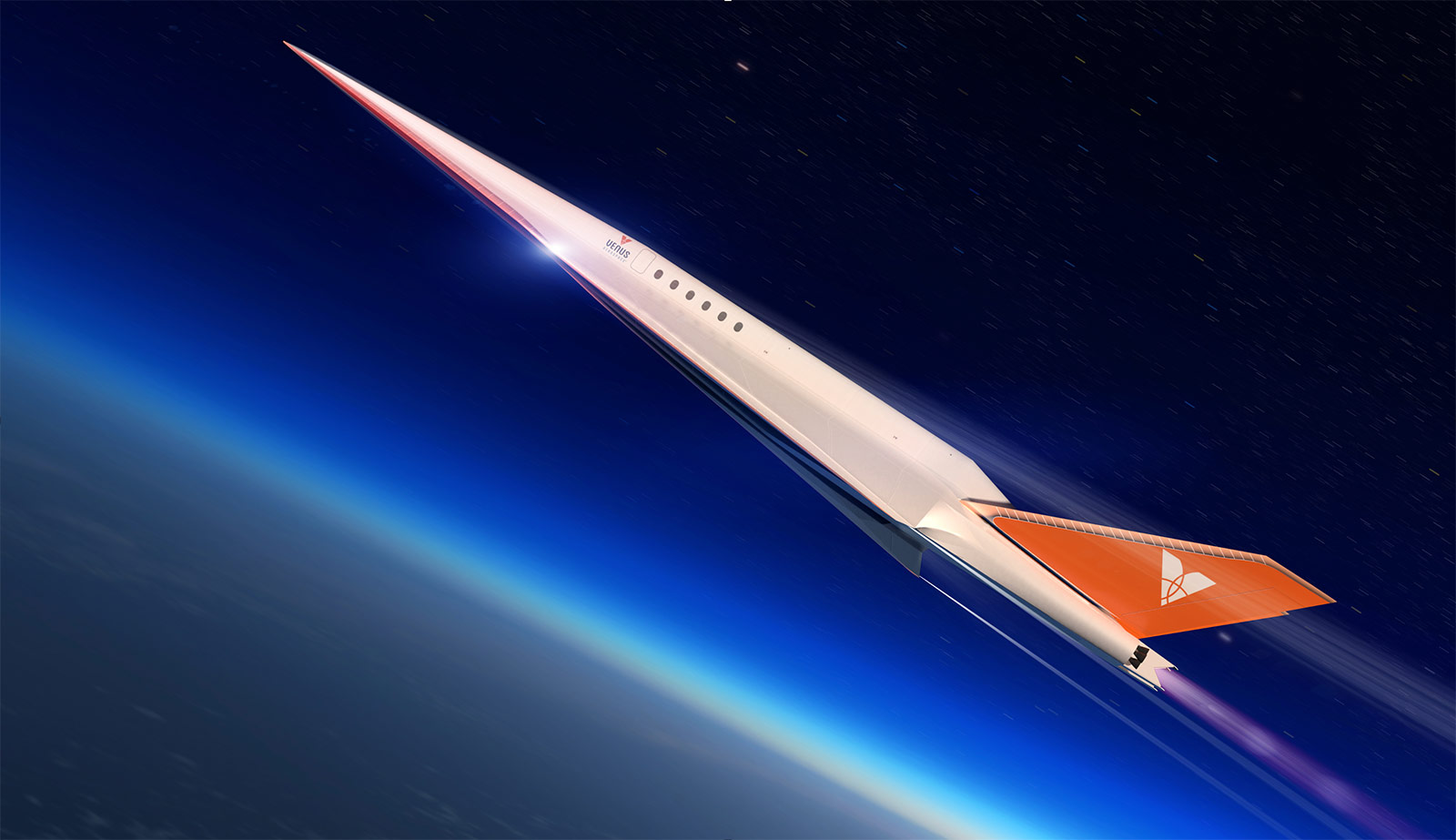 A passenger aircraft that flies around the world at Mach 9? Sure, why not